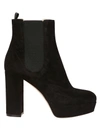 GIANVITO ROSSI HIGH BLOCK ANKLE BOOTS,10646972
