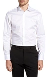 JOHN VARVATOS SLIM FIT STRETCH SOLID DRESS SHIRT,D709U2B-66WA