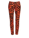 R13 Leopard Print Kate Skinny Jeans