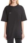 VETEMENTS OVERSIZED INSIDE OUT TEE,UAH19TR305