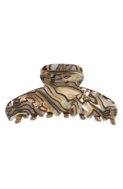 Alexandre De Paris Medium Hair Clip In Onyx