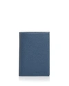 Longchamp Le Foulonne Passport Case In Pilot Blue