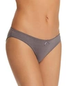 Eberjey Goddess Pima Cotton Bikini Briefs In Charcoal