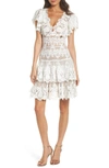BRONX AND BANCO BEVERLY LACE FIT & FLARE DRESS,BB-HS-1844