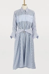 CARVEN COTTON SHIRT DRESS,3183R303A/RA01