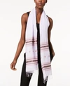 EILEEN FISHER PRINTED ORGANIC-COTTON SCARF