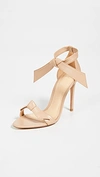 Alexandre Birman Clarita 100 Leather Sandals In Honey