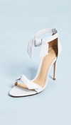 Alexandre Birman Women's Lovely Clarita Satin Sandals In White