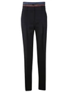 VICTORIA BECKHAM DOUBLE WAISTBAND TROUSERS,10647362