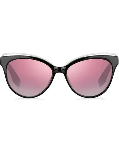 Marc Jacobs Women's Mirrored Cat Eye Sunglasses, 54mm In Black