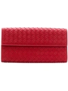 BOTTEGA VENETA INTRECCIATO CONTINENTAL WALLET