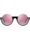 MARC JACOBS CONTRAST ROUND SUNGLASSES
