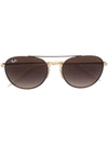 Ray Ban Ray-ban Aviator Style Sunglasses - Metallic