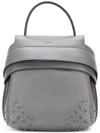 TOD'S TOD'S MINI WAVE BACKPACK - GREY