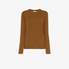 ALEXANDRA GOLOVANOFF ALEXANDRA GOLOVANOFF REGULAR FIT ROUND NECK CASHMERE JUMPER,VIRGILE12971125