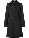 STELLA MCCARTNEY STELLA MCCARTNEY CLASSIC TRENCH COAT - BLACK