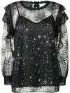 BOUTIQUE MOSCHINO LACE STAR BLOUSE