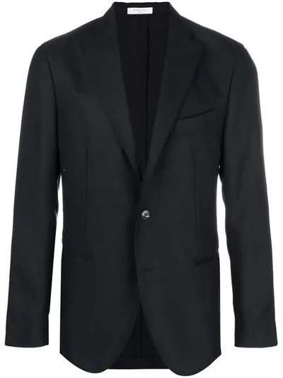 Boglioli Single Breasted Blazer In Blue