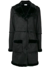 LIU •JO FAUX SHEARLING COAT