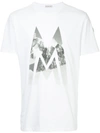 MONCLER MONCLER LOGO PATCH T-SHIRT - WHITE