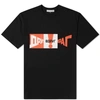 Gosha Rubchinskiy Graphic Friend Suddenly Enemy Tee In Black