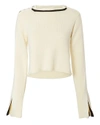PHILLIP LIM Button Detail Split Sleeve Sweater,P181-7030FUT