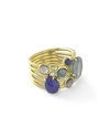 Ippolita 18k Rock Candy Gelato 6-stone Cluster Ring In Summer Rainbow