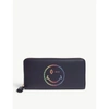 ANYA HINDMARCH RAINBOW WINK LEATHER WALLET