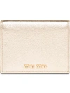 MIU MIU LOGO PLAQUE BILLFOLD WALLET