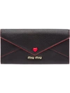 MIU MIU 'LOVE' PORTEMONNAIE MIT LOGO