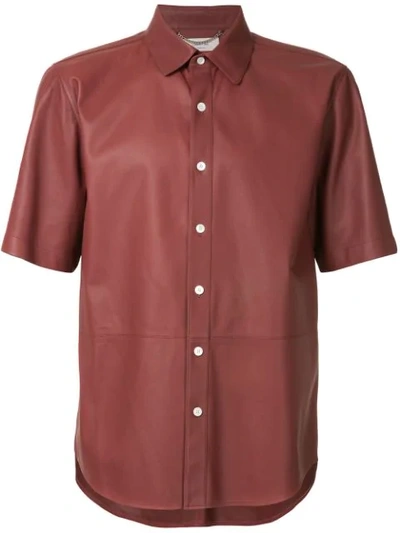 Cerruti 1881 Short Sleeve Shirt In Brown
