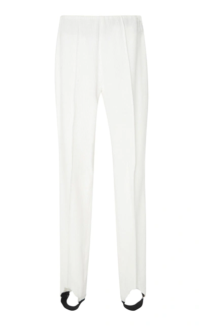 Bogner X White Cube Elaine Corduroy Ski Trousers In White