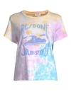SOLID & STRIPED Re/done The Venice Tie Dye Muscle Tee