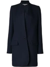 STELLA MCCARTNEY COLLARLESS WRAP COAT