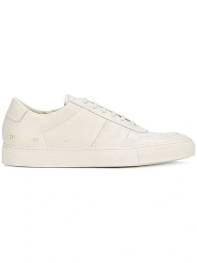 Common Projects Bball牛皮板鞋 In White