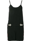 VERSACE JEANS SLEEVELESS SHIFT PLAYSUIT