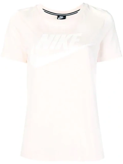 Nike Front Logo T-shirt In Pink