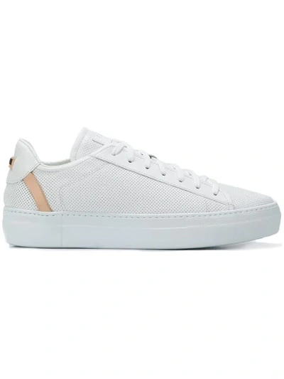 Fabi Logo Low-top Sneakers In Bianco+naturale