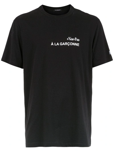 À La Garçonne New Era Printed T-shirt In Black