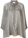 NOON BY NOOR SIAN PLEATED BOXY SHIRT