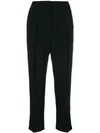 THEORY CROPPED TAILORED TROUSERS