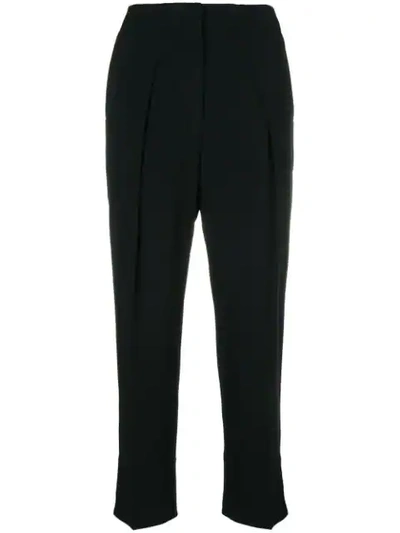 Theory Cropped Tailored Trousers In Black