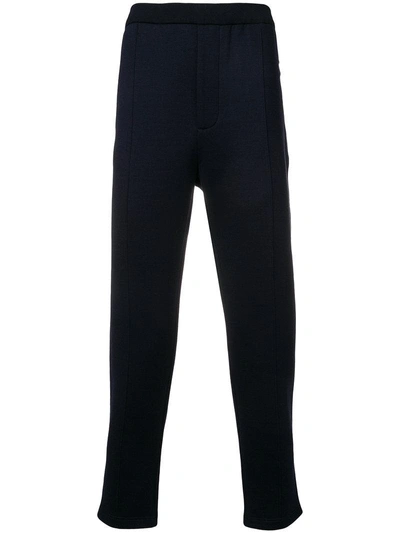 Prada Technical Jersey Jogging Trousers In Blue