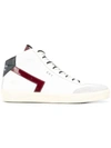 LEATHER CROWN LEATHER CROWN SKT SNEAKERS - WHITE