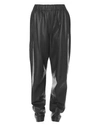 TIBI Leather Pull-On Pants