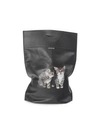 BALENCIAGA Small Plastic Bag Cats Leather Shopper