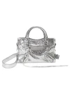 BALENCIAGA Metallic Mini City Bag