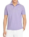 Polo Ralph Lauren Men's Custom Slim-fit Cotton Mesh Polo Shirt In Purple