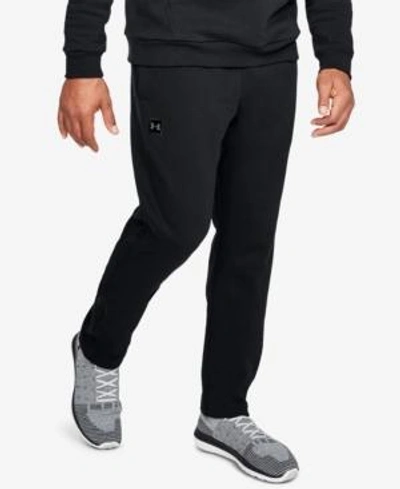 Under Armour Men's Big And Tall Rival Fleece Pants In Black