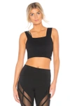 ALO YOGA ALO BIND FITTED BRA TANK IN BLACK.,ALOR-WI15